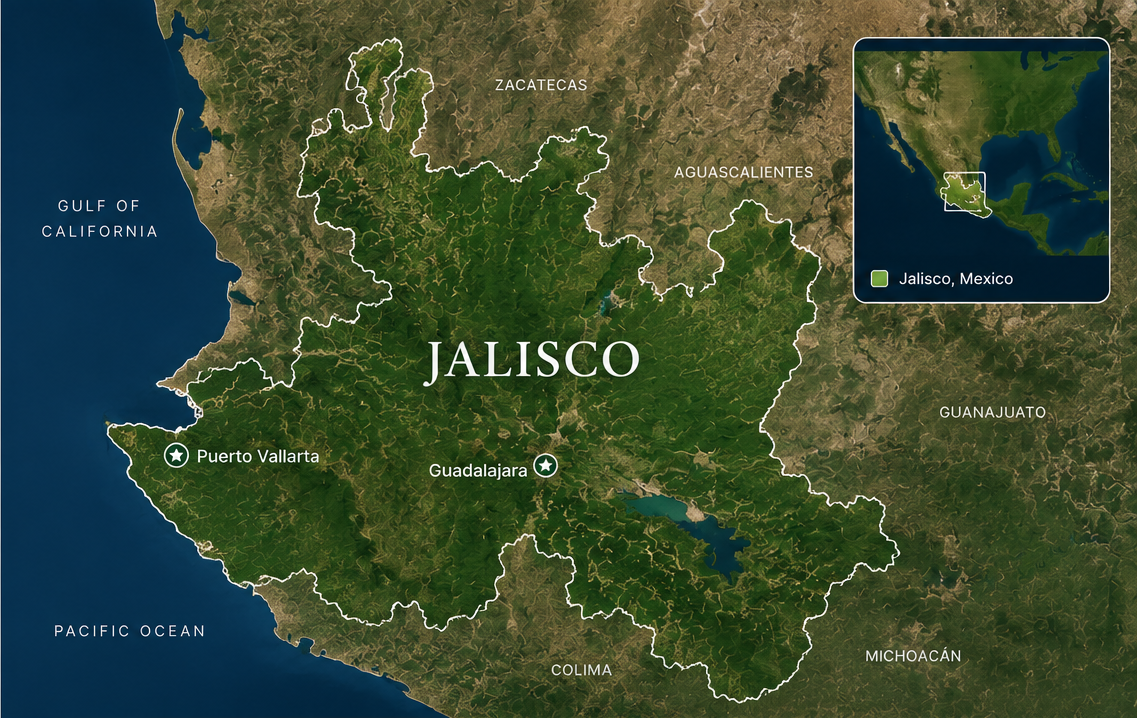 mapa jalisco corto